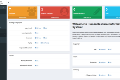 Human Resources Information System